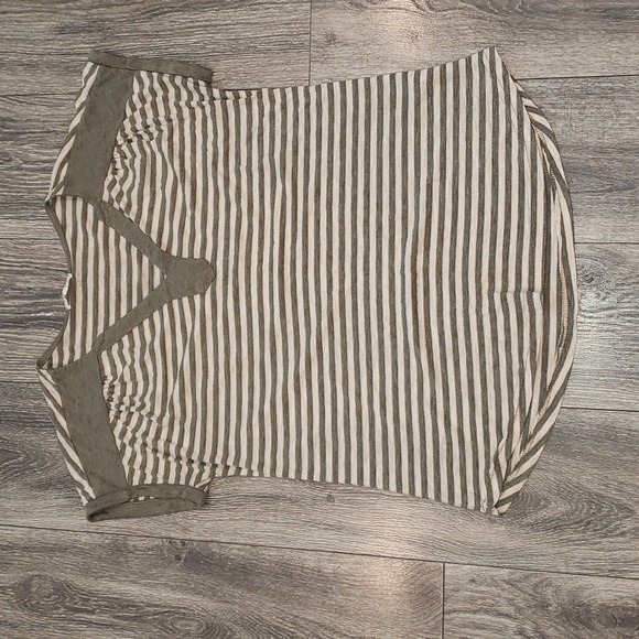 Thyme & Honey Tops Thyme Honey T Shirt Short Sleeve Top Striped